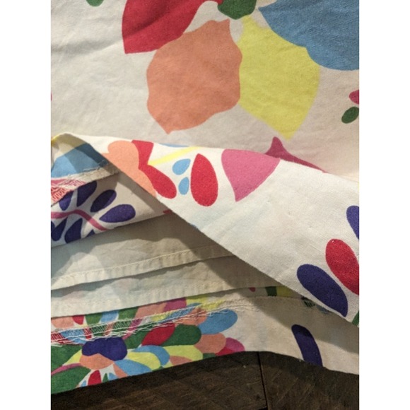 Boden Skirt Bright Multicolor Floral Lined A-Line Size 6 Side Zip Artsy - Picture 4 of 11